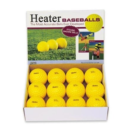 HEATER Heater PMB29 Poweralley Yellow Dimpledballs; Dozen PMB29